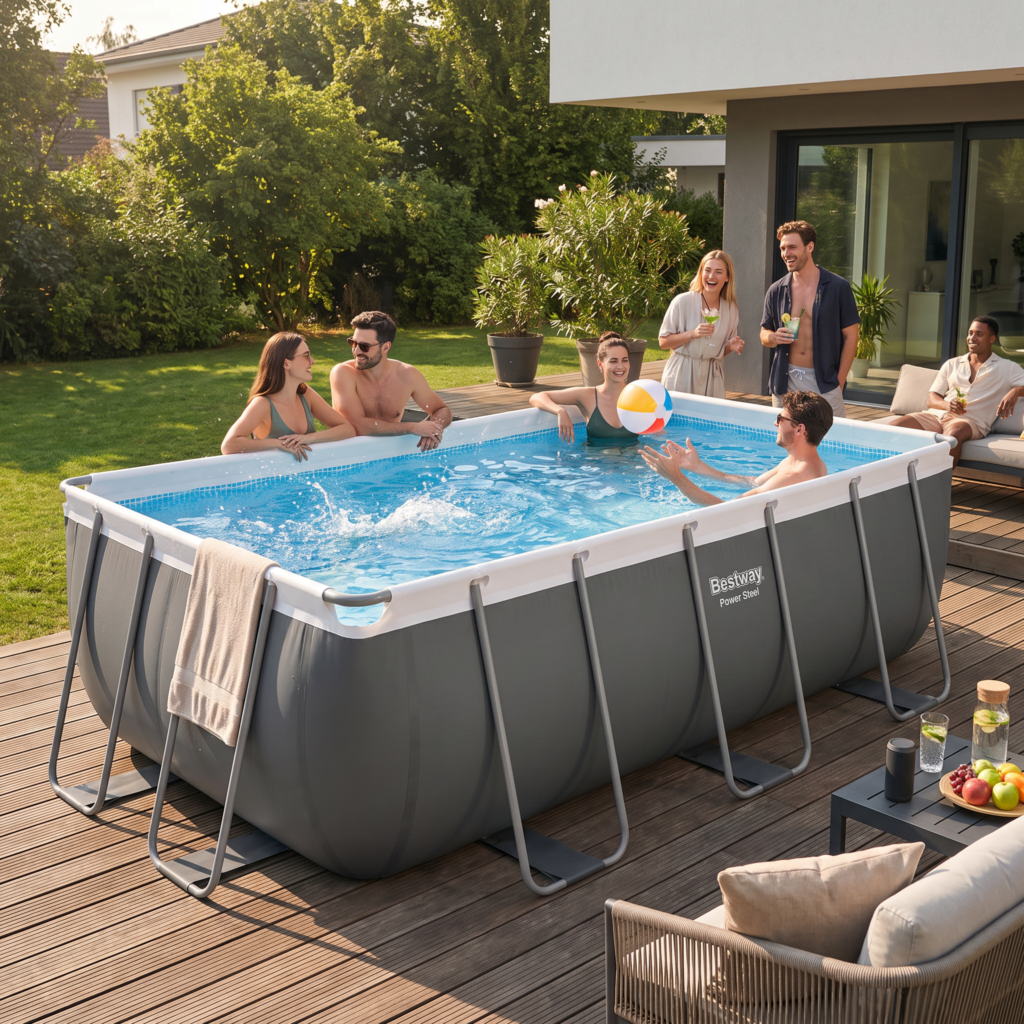 Bestway Steel Pro Max Rectangular & Oval Frame Pools